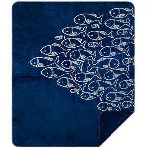 Blue Fins Denali Blanket - Unique Linens Online