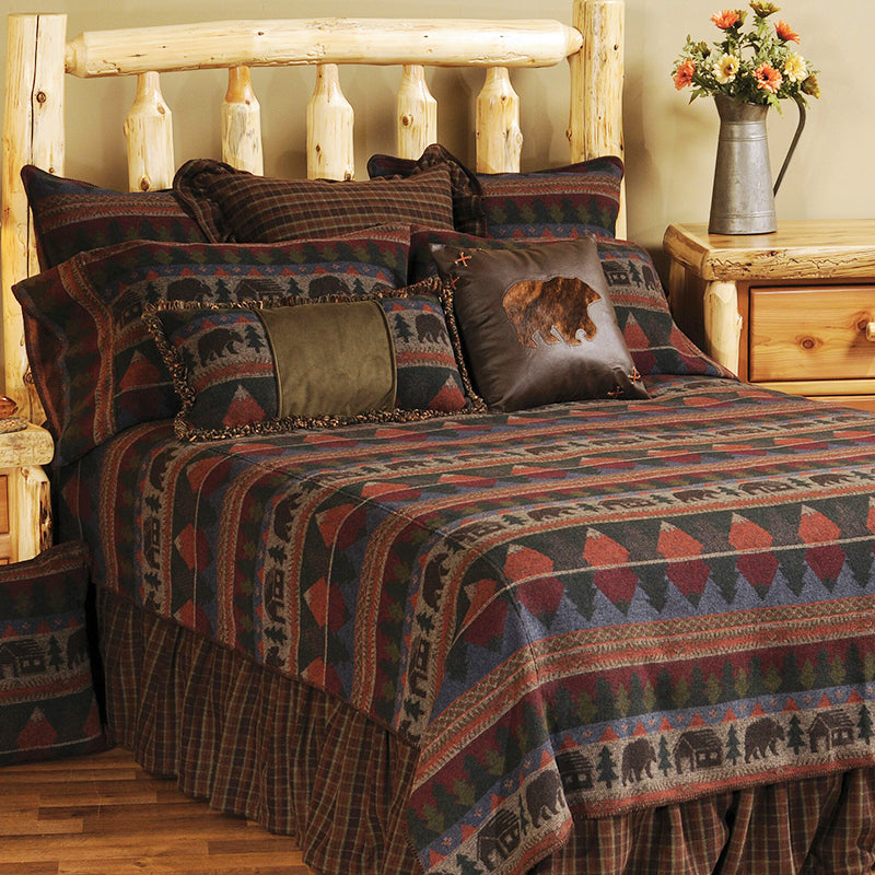 Cabin Bear Cabin Bear Bedspread - Unique Linens Online