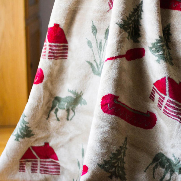 Moose Camp Denali Blanket - Unique Linens Online