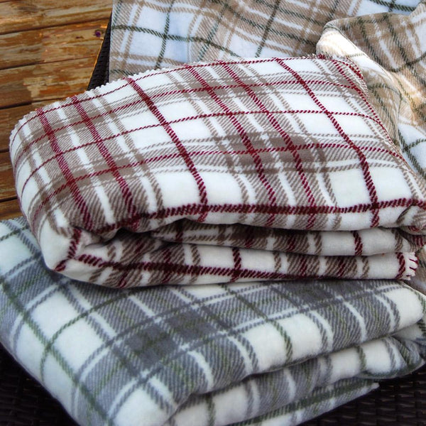 Tartan Plaid Sterling Denali Blanket - Unique Linens Online