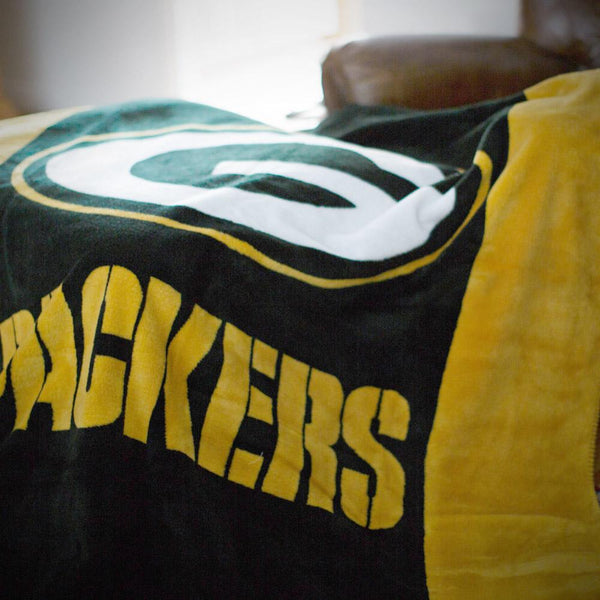 Green Bay Packers NFL Denali Throw Blanket - Unique Linens Online