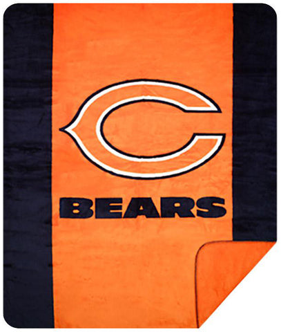 Chicago Bears NFL Denali Throw Blanket - Unique Linens Online