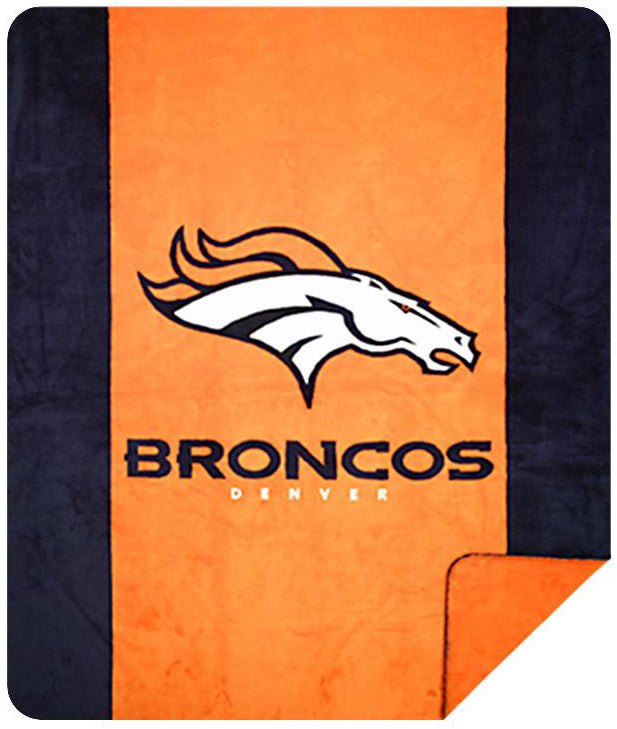 Denver Broncos NFL Denali Throw Blanket - Unique Linens Online