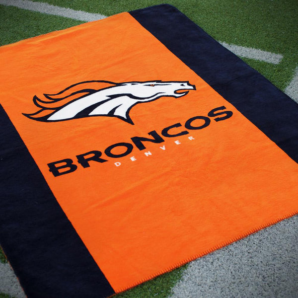 Denver Broncos NFL Denali Throw Blanket - Unique Linens Online