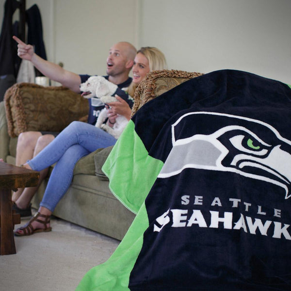 Seattle Seahawks NFL Denali Throw Blanket - Unique Linens Online