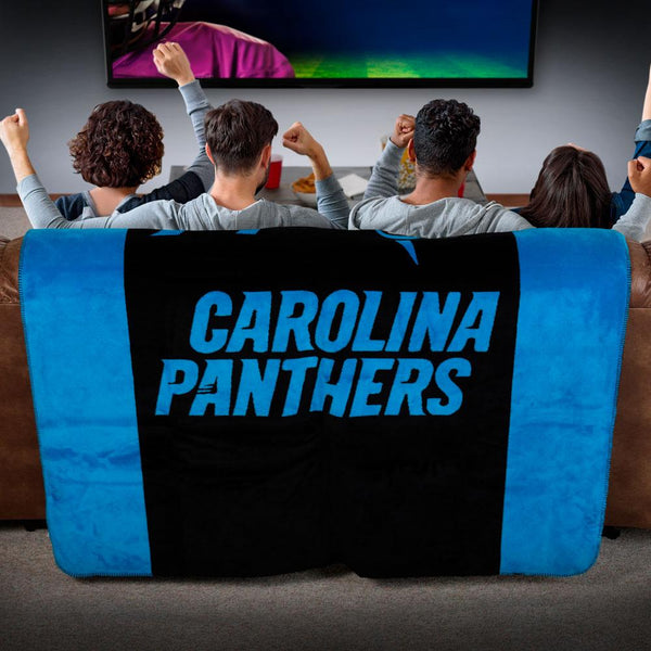 Carolina Panthers NFL Denali Throw Blanket - Unique Linens Online