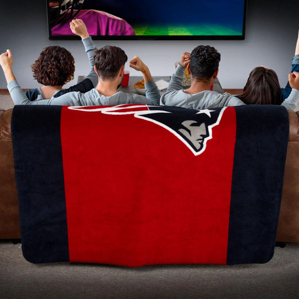 New England Patriots NFL Denali Throw Blanket - Unique Linens Online