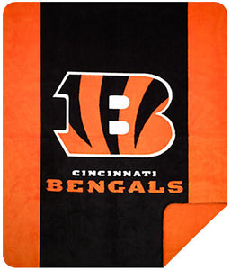 Cincinnati Bengals NFL Denali Throw Blanket - Unique Linens Online