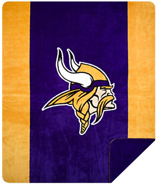 Minnesota Vikings NFL Denali Throw Blanket - Unique Linens Online