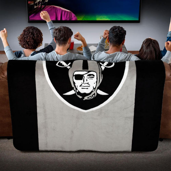 Oakland Raiders NFL Denali Throw Blanket - Unique Linens Online