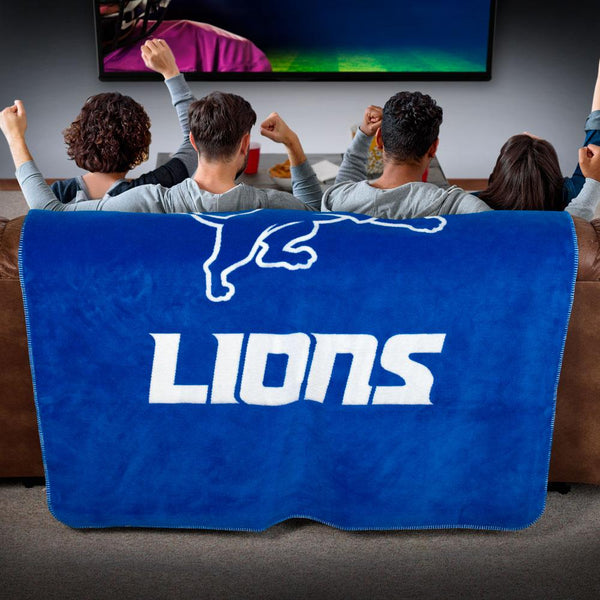 Detroit Lions NFL Denali Throw Blanket - Unique Linens Online