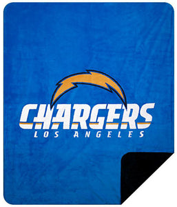 Los Angeles Chargers NFL Denali Throw Blanket - Unique Linens Online