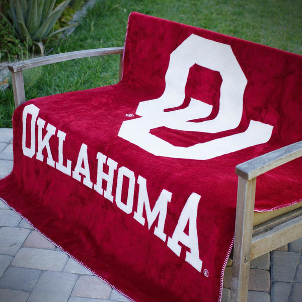 Oklahoma Sooners Denali Blanket - Unique Linens Online