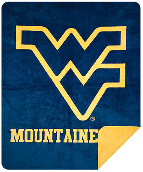 West Virginia Mountaineers Denali Blanket - Unique Linens Online