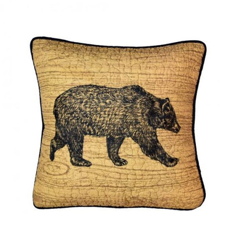 Oakland Bear Pillow - Unique Linens Online