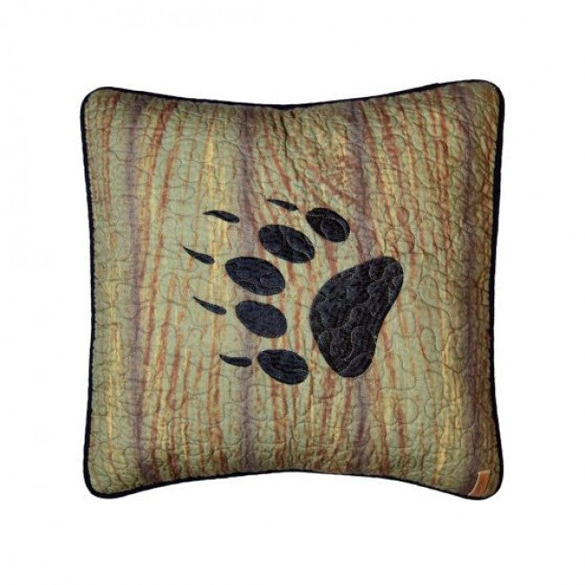 Oakland Bear Paw Pillow - Unique Linens Online