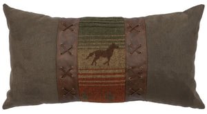 Mustang Canyon II Oblong Pillow Wooded River - Unique Linens Online