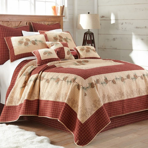 Pine Lodge Cotton Quilt Set - Unique Linens Online