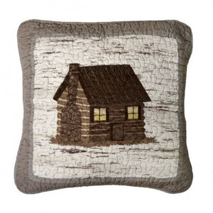 Birch Forest Cabin Pillow - Unique Linens Online