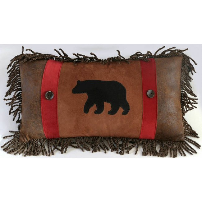 Backwoods Rambling Bear Pillow Carstens - Unique Linens Online