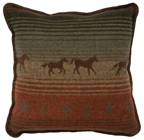 Mustang Canyon II Pillow Wooded River - Unique Linens Online