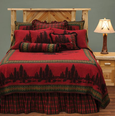 Wooded River Bear Bedspread Wooded River - Unique Linens Online
