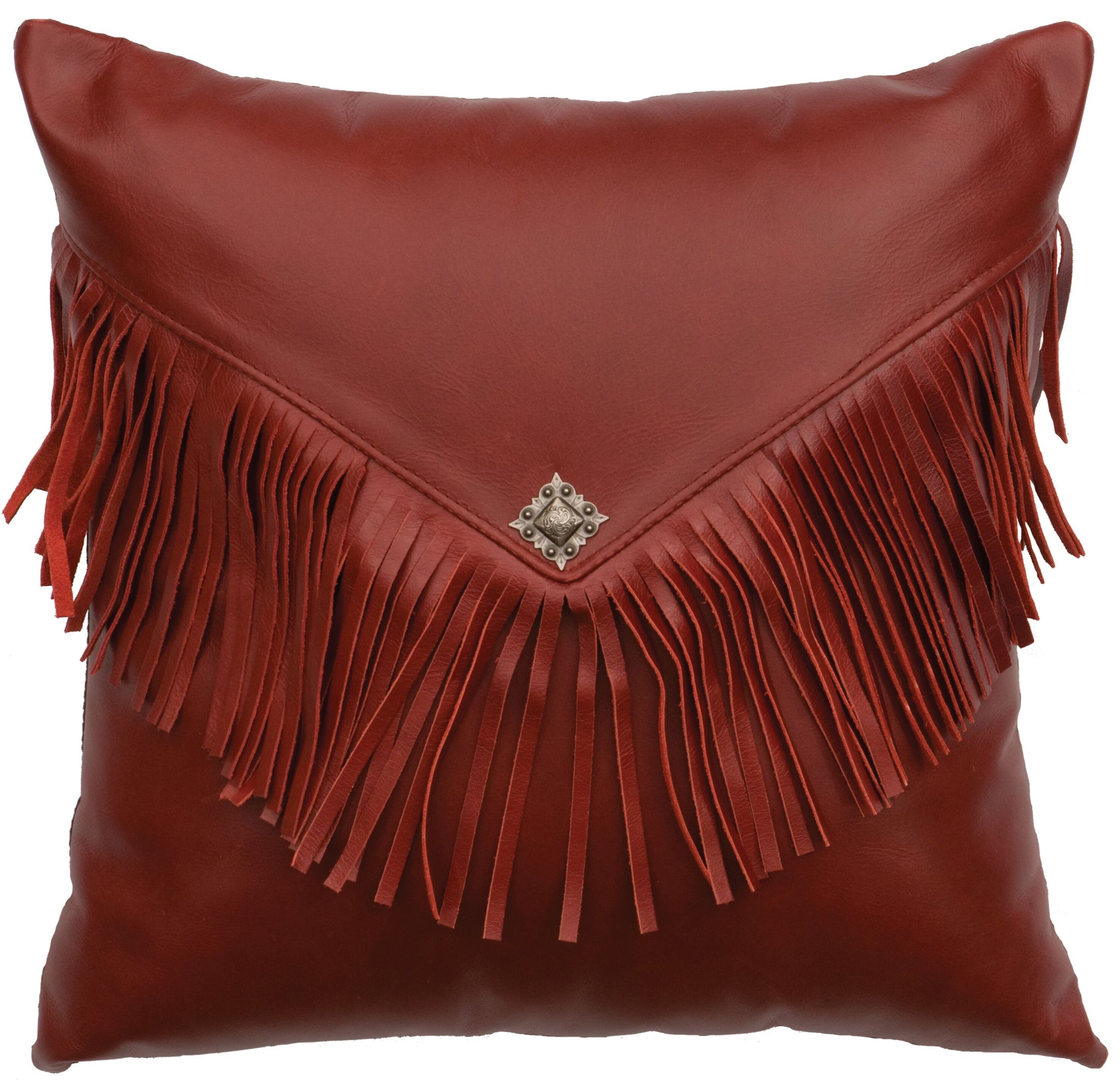 Leather Pillows Wooded River WD80205 - Unique Linens Online