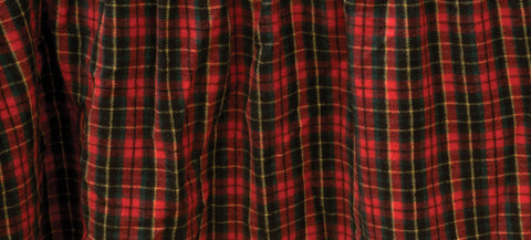 McWoods Plaid 1 Gathered Bedskirts Wooded River - Unique Linens Online