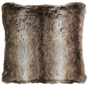 Chinchilla Faux Fur Pillow Carstens - Unique Linens Online