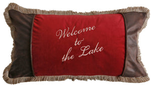 Welcome to the Lake Pillow Carstens - Unique Linens Online