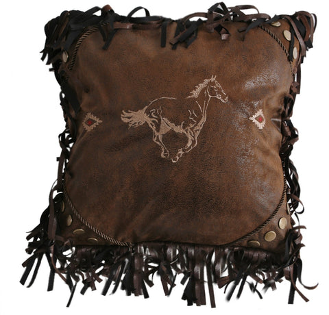 Embroidered Horse Pillow Carstens - Unique Linens Online