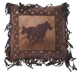 Horse Rivet Pillow Carstens - Unique Linens Online