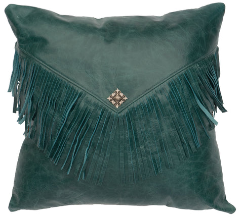 Leather Pillows Wooded River WD1443 - Unique Linens Online