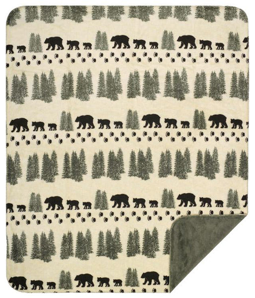 Pearl Denali Bear Denali Blanket - Unique Linens Online