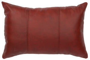 Leather Pillow Wooded River WD80254 - Unique Linens Online
