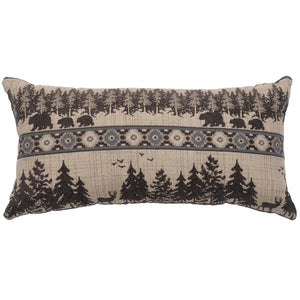 Bluestone Pillow Wooded River - Unique Linens Online