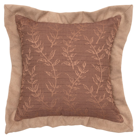 Autumn Leaf Pillow Wooded River - Unique Linens Online