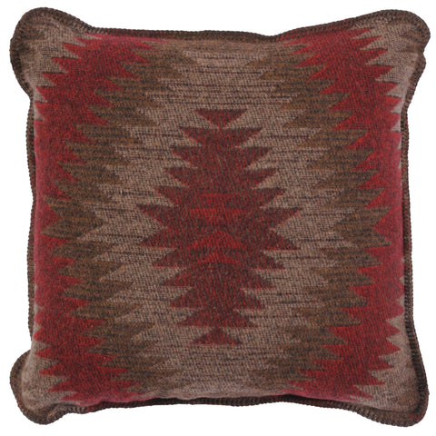 Yellowstone 3 Wampum Pillow Wooded River - Unique Linens Online
