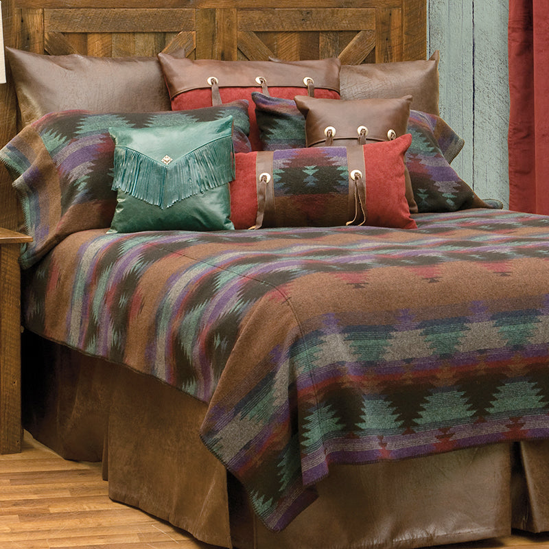 Painted Desert III Bedspread Wooded River - Unique Linens Online